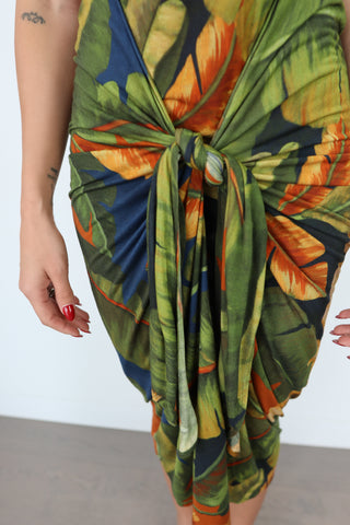 Lenny Niemeyer printed beach dress lightweight relaxed fit resortwear