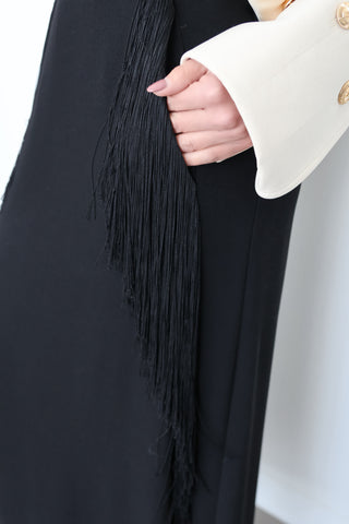 Zimmermann Fringe Midi Skirt Black 