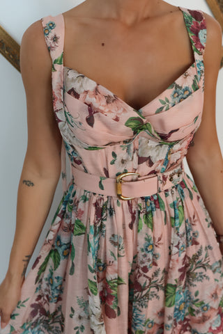 Zimmermann Matchmaker floral midi dress size 2.