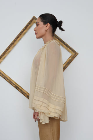 Zimmermann Rebellion Corded Ruffled Blouse - 10
