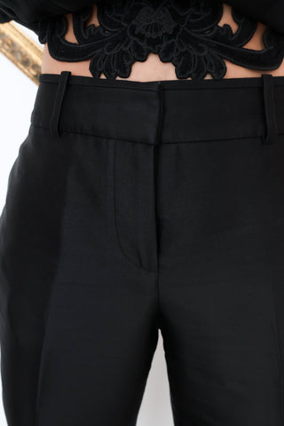 Zimmermann Black Wool Silk Pantsuit 