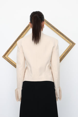 Zimmermann Army Style Jacket Beige – Size 0