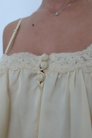 Zimmermann Silk Lace Cami and Skirt Set – Butter Yellow, Size 8