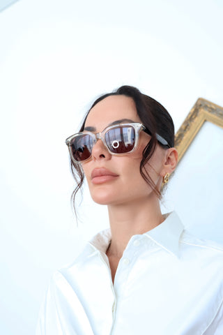 Dior Two Tone Square Sunglasses