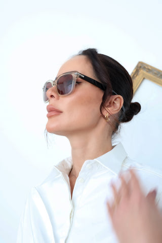 Dior Two Tone Square Sunglasses