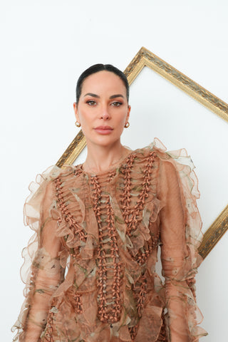 Zimmermann Illuminate Braided Mini Dress - 1