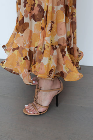 Zimmermann Retro Flouncy Floral Set – Blouse & Skirt