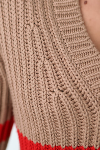 Burberry Cashmere-Blend Salma V-Neck Sweater – XXS