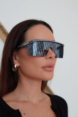 DiorClub M1U Dior Oblique Mask Sunglasses