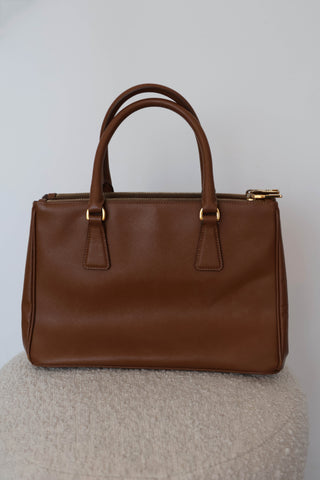Prada Galleria Saffiano Leather Bag – Caramel - Medium