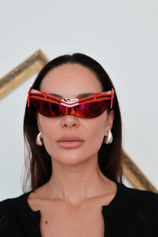 Gentle Monster Disney F1 Wing R13 Sunglasses, Red