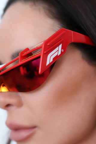 Gentle Monster Disney F1 Wing R13 Sunglasses, Red