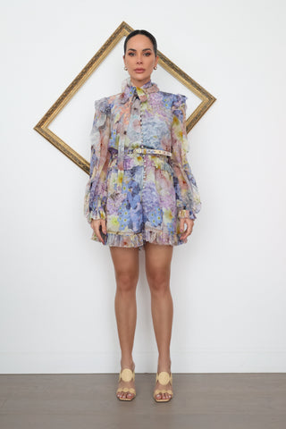 Zimmermann Rhythmic Ruffle Playsuit - 12
