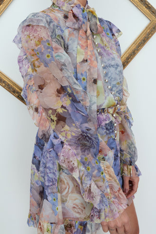 Zimmermann Rhythmic Ruffle Playsuit - 12