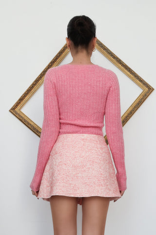 Viktoria & Woods Pink Marle Knit Top – Size 1