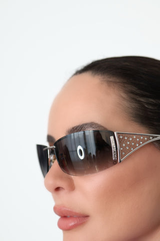 Montblanc Diamonte Rimless Sunglasses