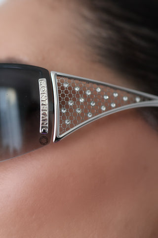 Montblanc Diamonte Rimless Sunglasses