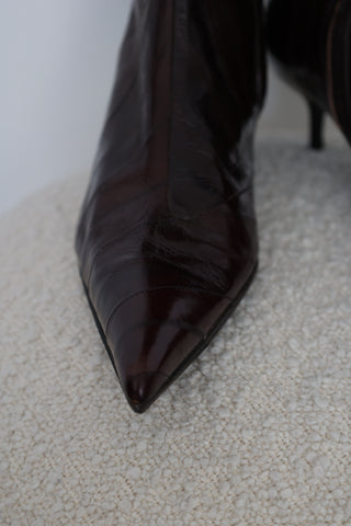 Dolce &amp; Gabbana Vintage Leather Knee-High Boots – EU 40