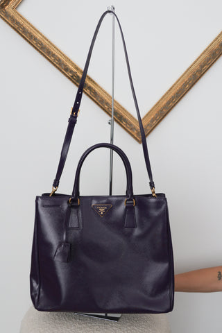 Prada Saffiano Cuir Double Tote Bag