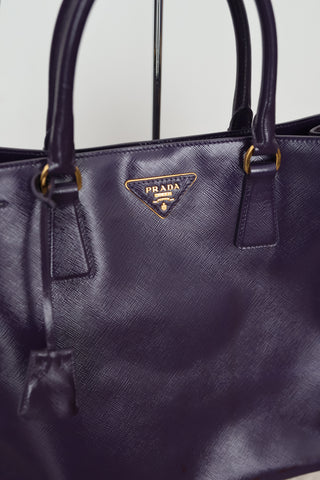 Prada Saffiano Cuir Double Tote Bag