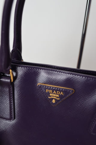 Prada Saffiano Cuir Double Tote Bag
