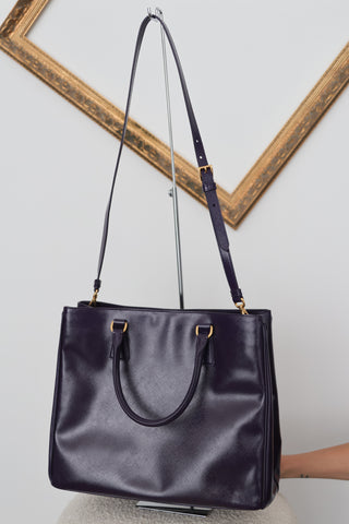 Prada Saffiano Cuir Double Tote Bag