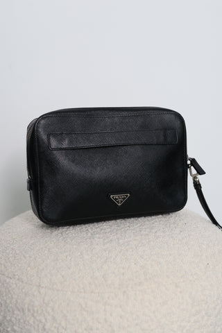 Prada Saffiano Mens Clutch – Small