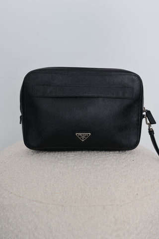 Prada Saffiano Mens Clutch – Small
