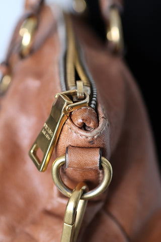 Prada Vintage Slouch Tote Bag in Brown Leather