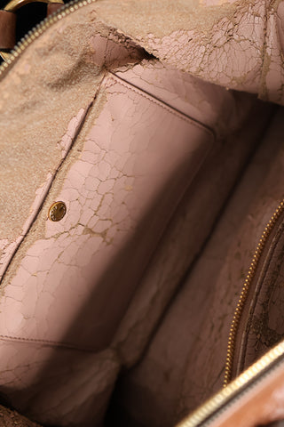 Prada Vintage Slouch Tote Bag in Brown Leather