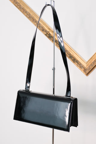 Salvatore Ferragamo Vintage Patent Leather Rectangular Bag