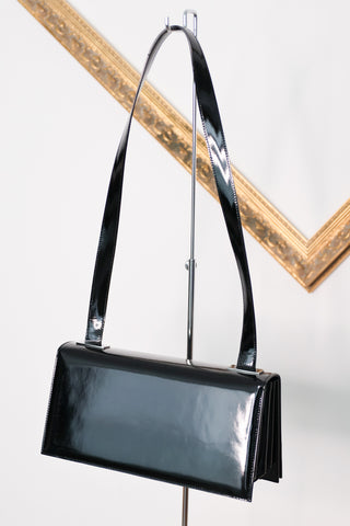 Salvatore Ferragamo Vintage Patent Leather Rectangular Bag