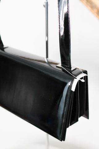 Salvatore Ferragamo Vintage Patent Leather Rectangular Bag