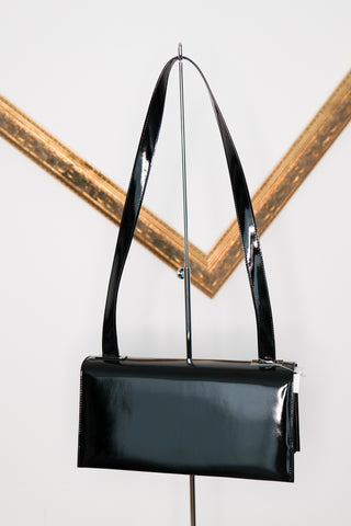 Salvatore Ferragamo Vintage Patent Leather Rectangular Bag