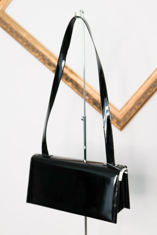Salvatore Ferragamo Vintage Patent Leather Rectangular Bag
