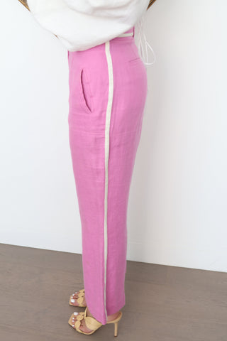 Zimmermann Pink Flared Ankle Pants – Size 0 |