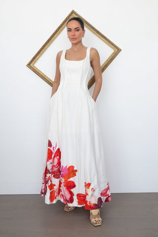 Acler Chapelhill Wildberry Bloom Maxi Dress – Size 12