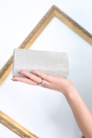 Swarovski Crystal Mesh Clutch - O/S