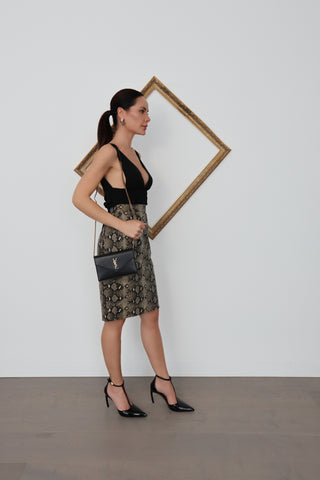 Saint Laurent Envelope Wallet on Chain – Small