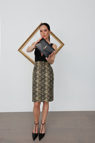 Saint Laurent Envelope Wallet on Chain – Small