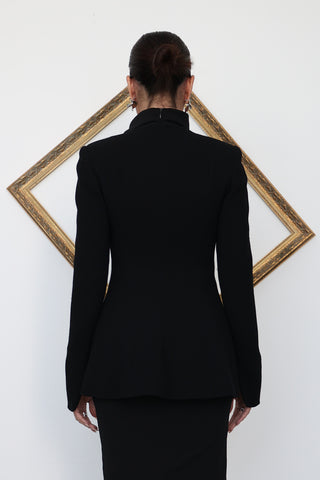 Kitx Asymmetric Wool Funnel-Neck Jacket - 8