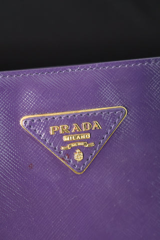 Prada Saffiano Cuir Double Tote Bag