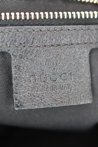 Gucci Vintage Black GG Monogram Canvas Bag