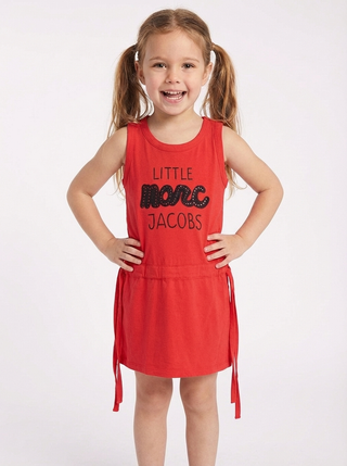 Little Marc Jacobs Logo Studded Front Dress – 5 Years