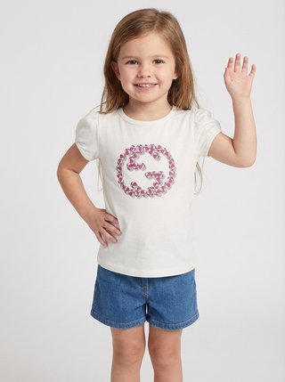 Gucci Kids White Cotton T-Shirt – 4 Years
