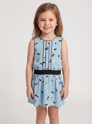 Little Marc Jacobs Blue Tailored Mini Dress – 4 Years