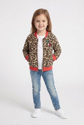 Little Marc Jacobs Leopard Faux Fur Jacket  – 6 Years