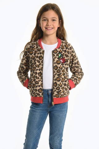 Little Marc Jacobs Leopard Faux Fur Jacket – 9 - 10 Years